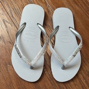 Havaianas Slim Glitter Flip Flops